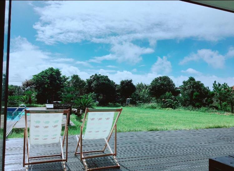 New Heaven Jeju Villa ซอกวีโพ ภายนอก รูปภาพ